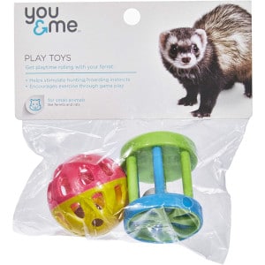 You & Me Ferret Fun Ball and Wagon Wheel